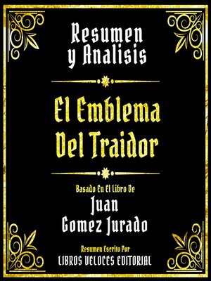 cover image of Resumen Y Analisis--El Emblema Del Traidor